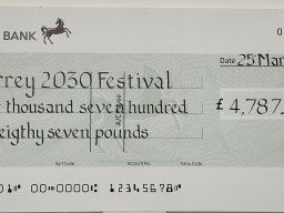 centenarychequedonation